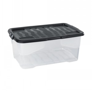 Strata Curve Plastic Storage Box & Lid Size 4 (42 Litre)